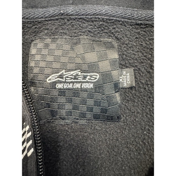 Alpinestars Ride it Hoodie Black Used. No Draw String Size XL Winter Sports - Picture 2 of 14